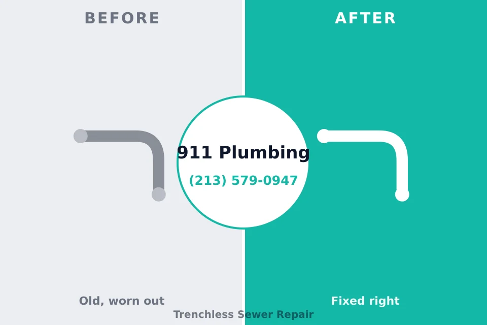 Before and after: plumbing company Glens Falls, NY